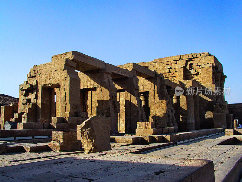 埃及。Kom Ombo, Sobek and Haroeris (Horus)神庙